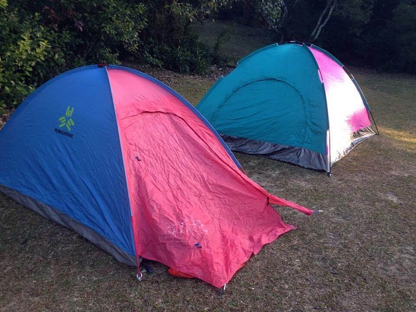 Camping at Stage 3 of the MacLehose Trail