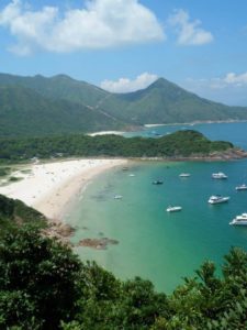 Tai Long Wan beaches in the New Territories in Hong Kong