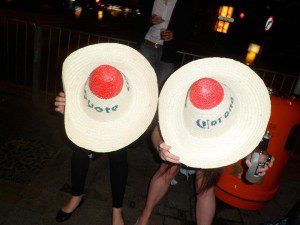 Hong Kong Birthday - Coyotes Boob Hats