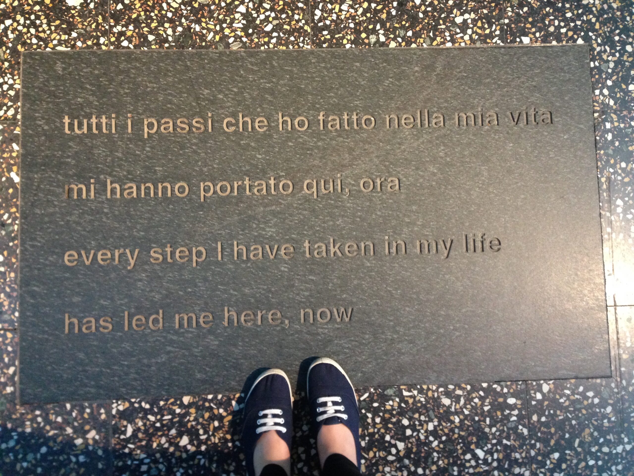 Sometimes to go forward you have to go back - Italy 2016