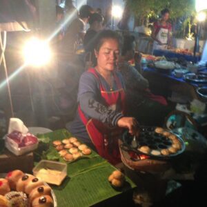 Coconut pancakes at Luang Prabang's Night Market