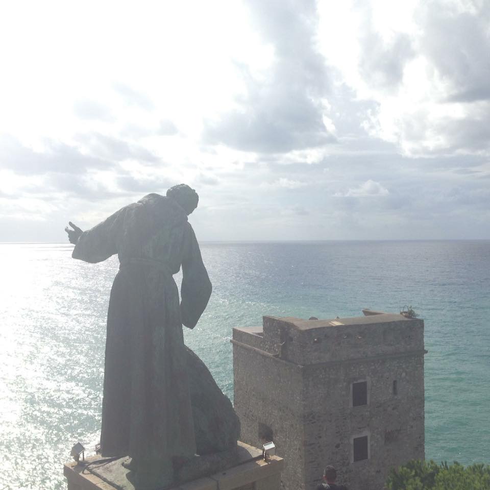 St Francis statue at Convento dei Cappuccini