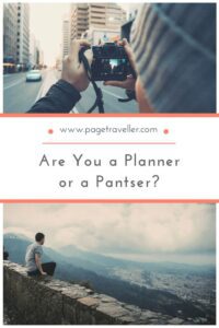 are you a planner or a pantser