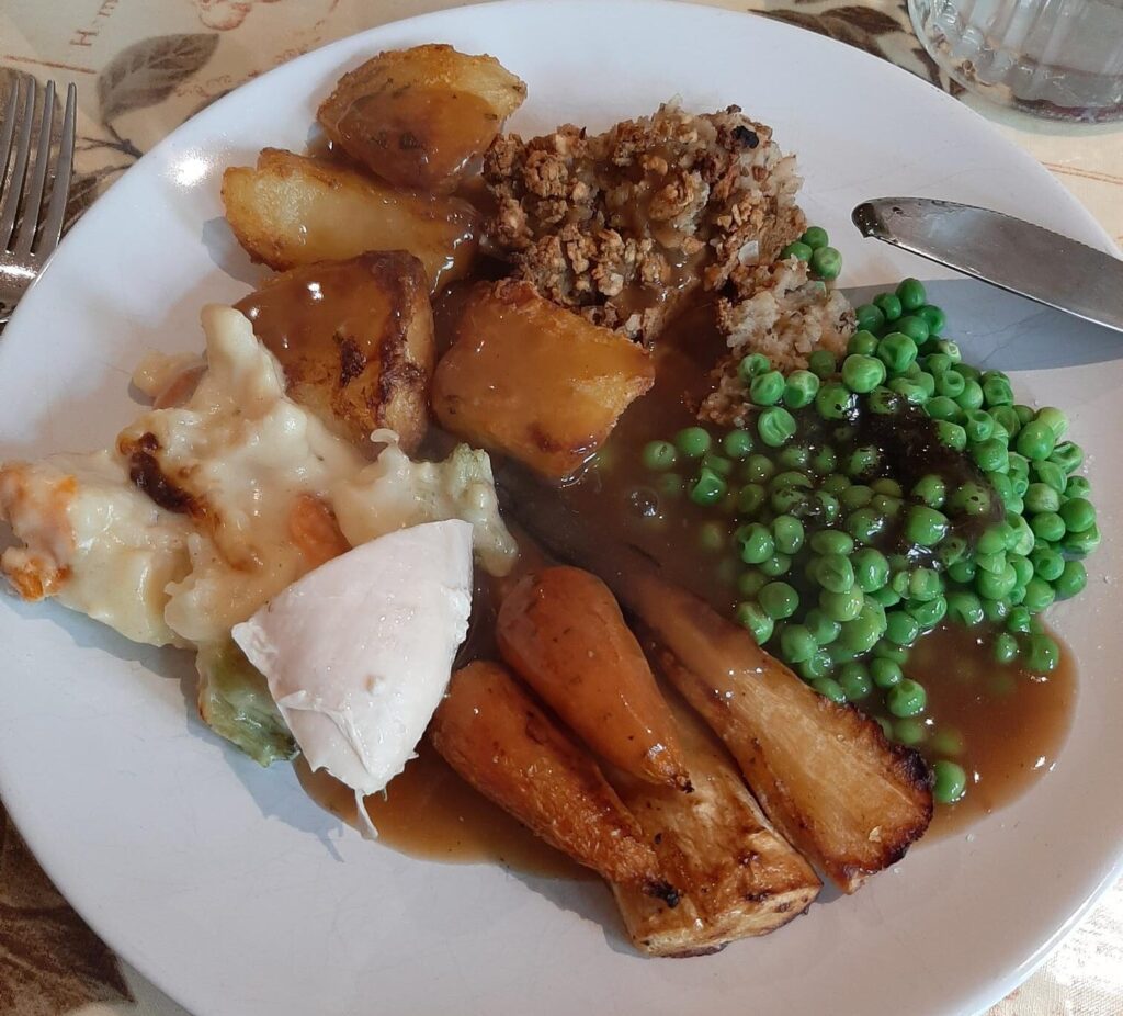 British roast dinner