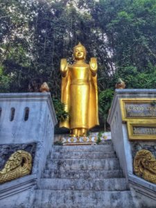 Buddha statue, Phu Si Hill, Luang Prabang, Laos