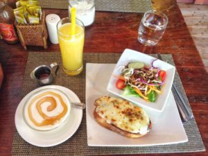 French brunch at Le Banneton in Luang Prabang, Laos
