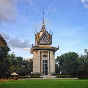 Memorial, Choeung Ek Killing Fields, outside Phnom Penh, Cambodia