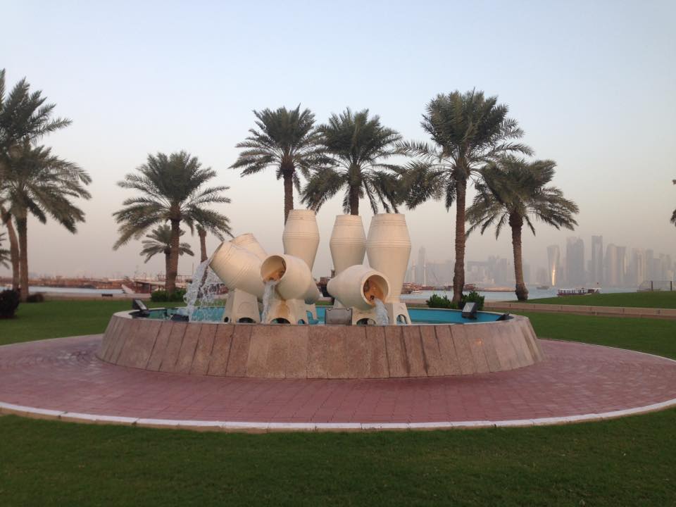 fountain in doha qatar
