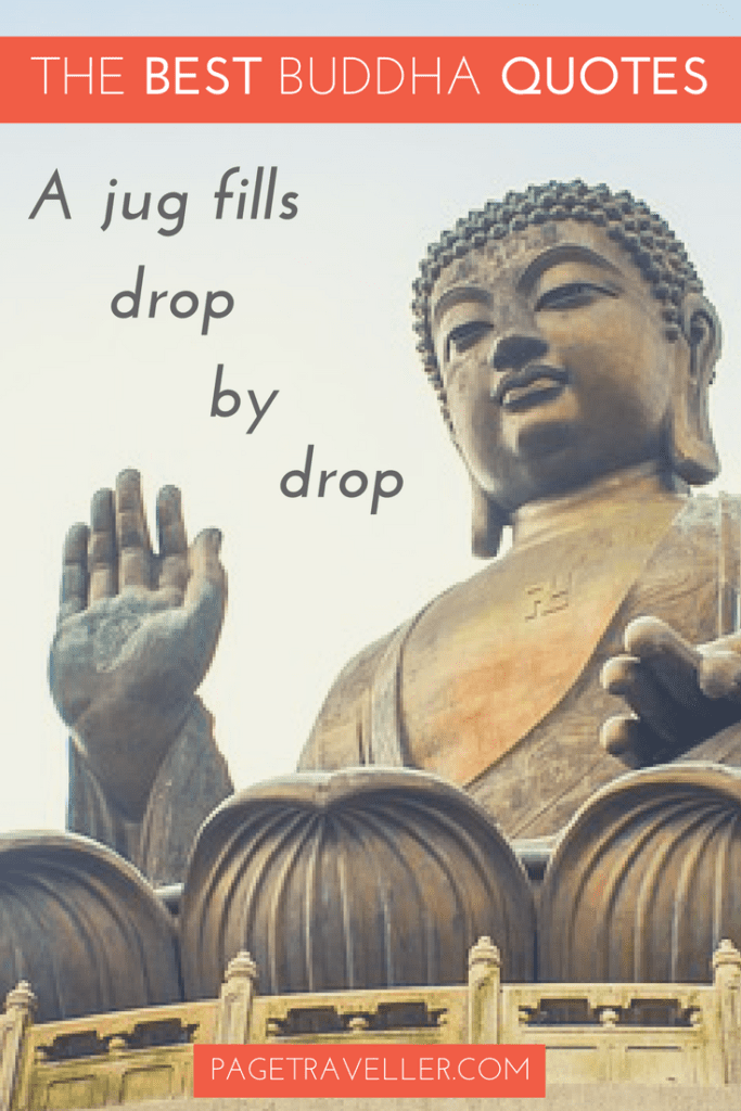Buddha Quote Inspiring - Big Buddha Statue in Hong Kong