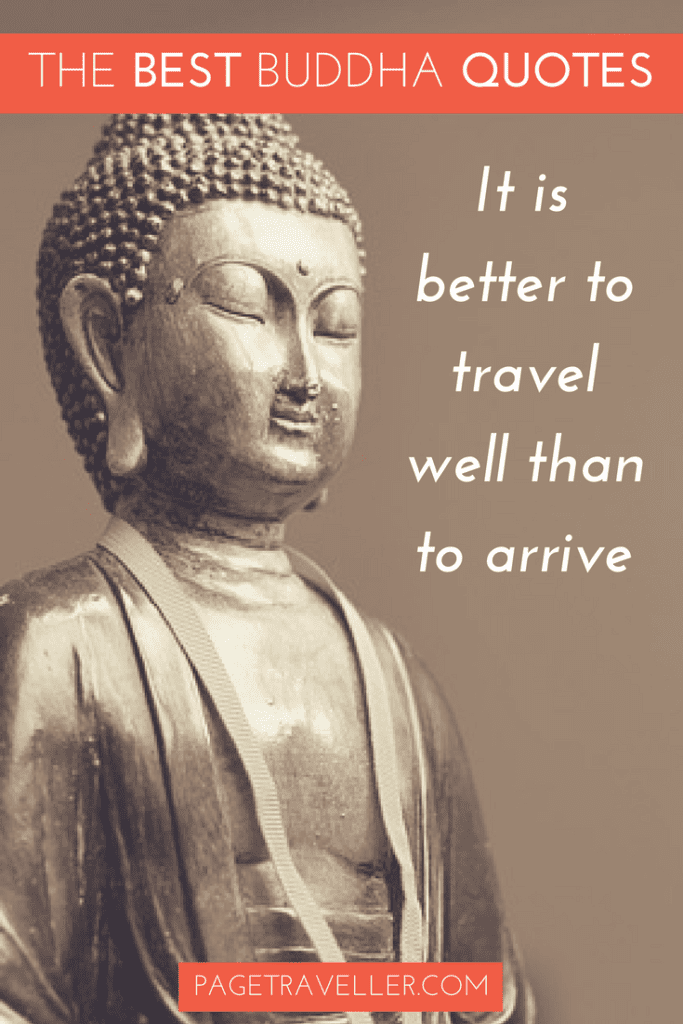 Buddha Quote Travel - Statue