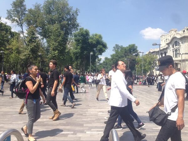 earthquakes in mexico city bellas-artes park