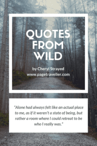 quotes from wild cheryl strayed alone retreat