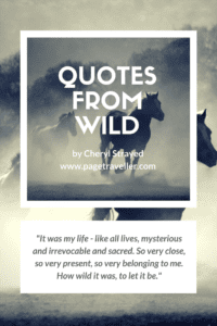 quotes from wild cheryl strayed belonging sacred