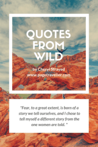 quotes from wild cheryl strayed fear stories