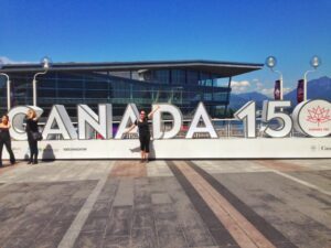 Canada sign in Vancouver