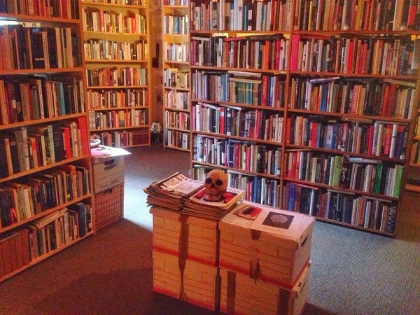 Under the Volcano bookstore in Condesa Mexico City