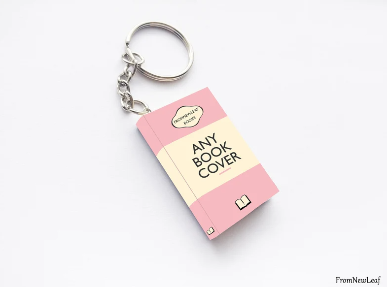 book keyring by FromNewLeaf