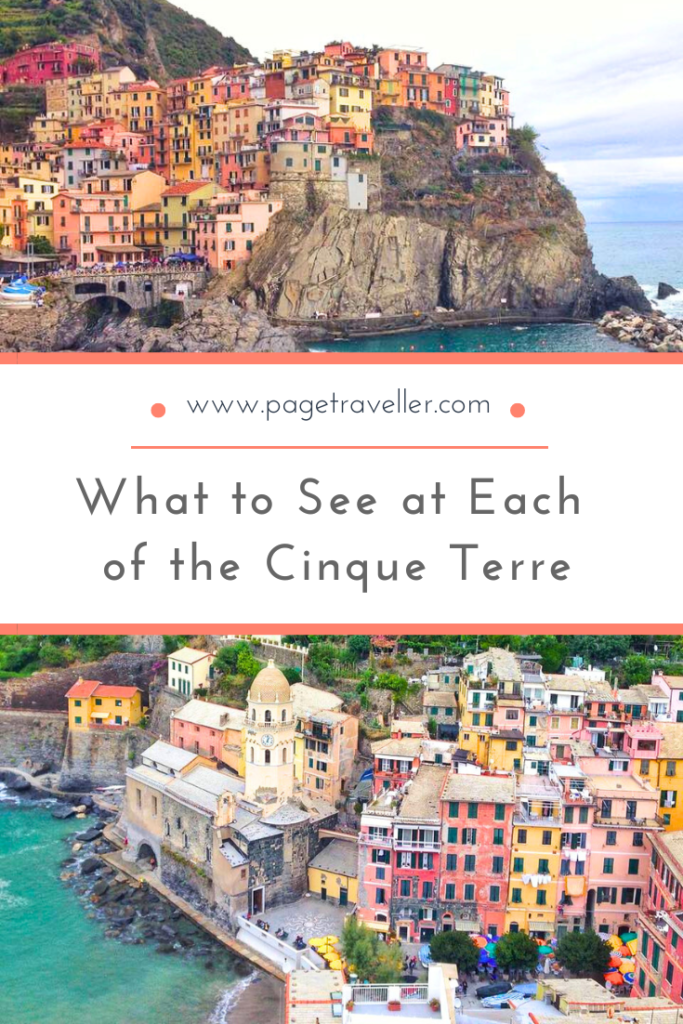 what to see at each of the cinque terre