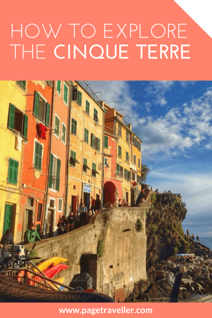 how to explore the cinque terre