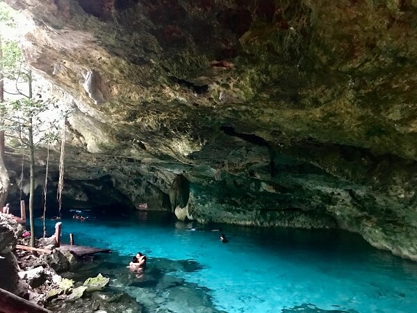 Cenote Dos Ojos near Playa del Carmen, Yucatan, Mexico