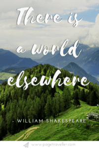 There is a world elsewhere - William Shakespeare quote from Coriolanus