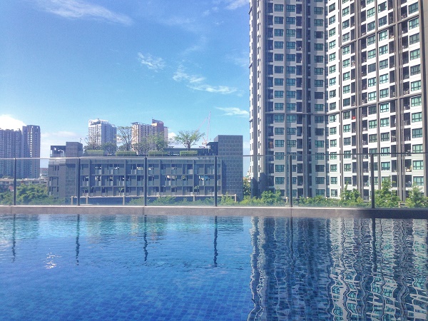 Pool at The Base in Bangkok Thailand
