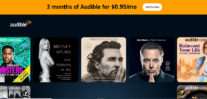 3 months audible