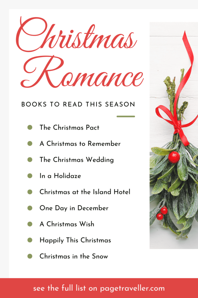 christmas romance books pin