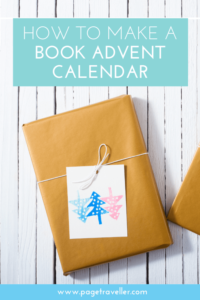 diy book advent calendar pin