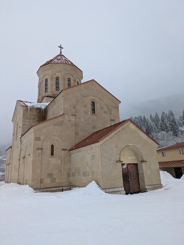 church in mestia, svaneti