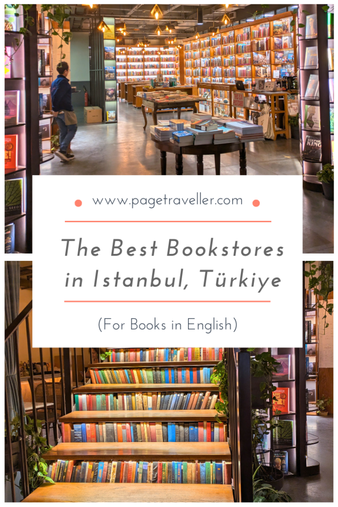 the best bookstores in istanbul pin