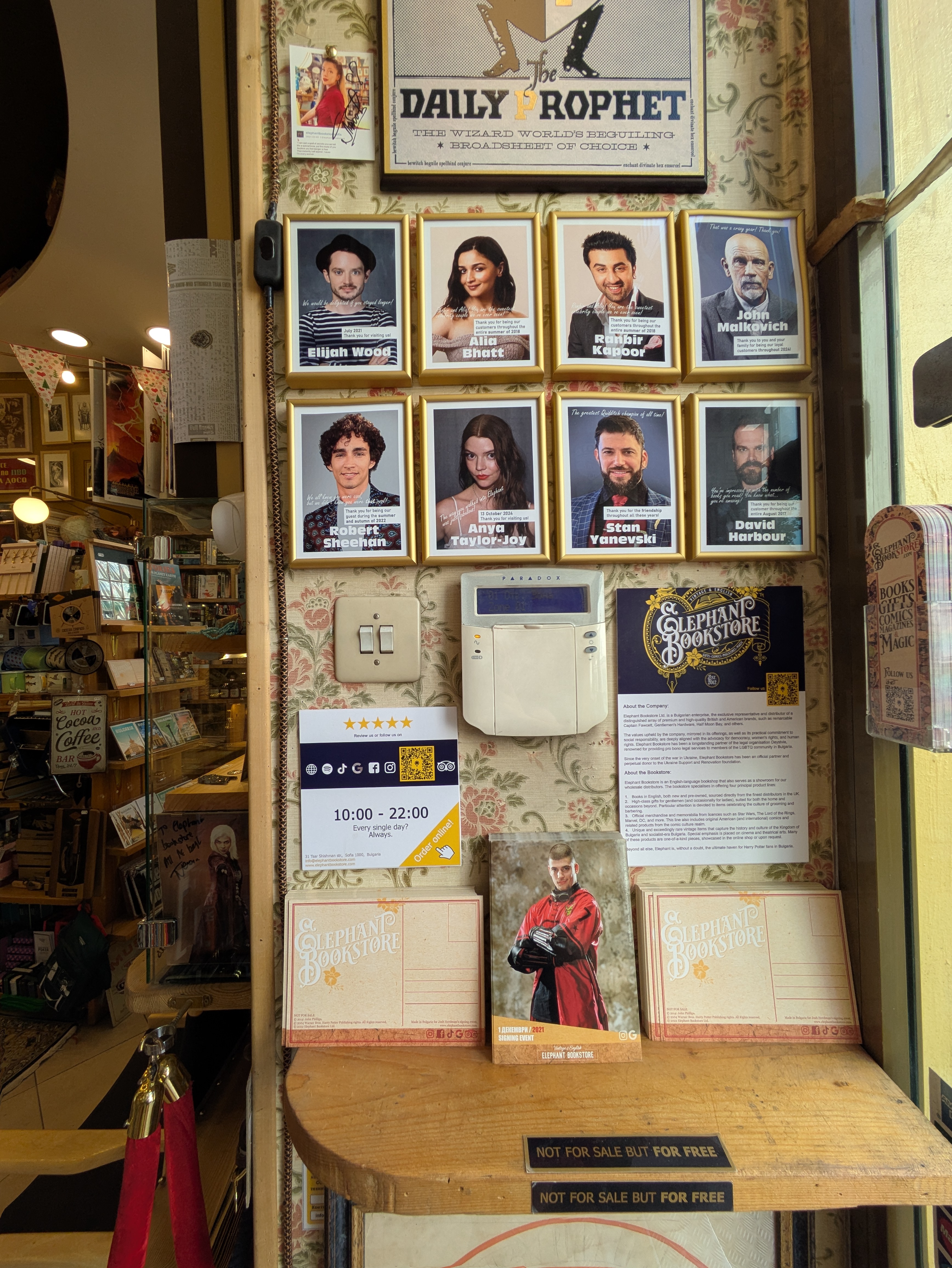 elephant bookstore famous visitors