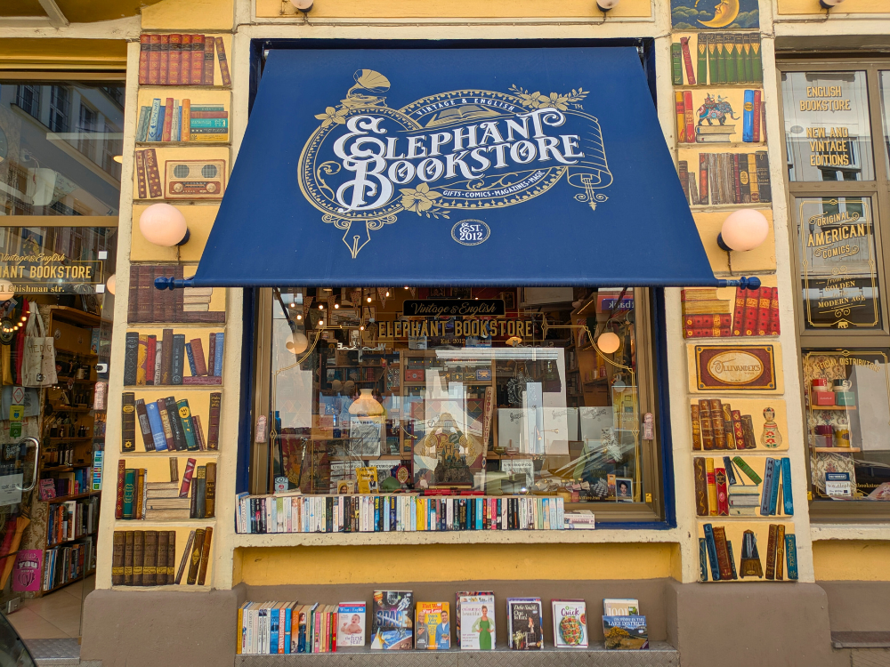 elephant bookstore for english books in sofia bulgaria