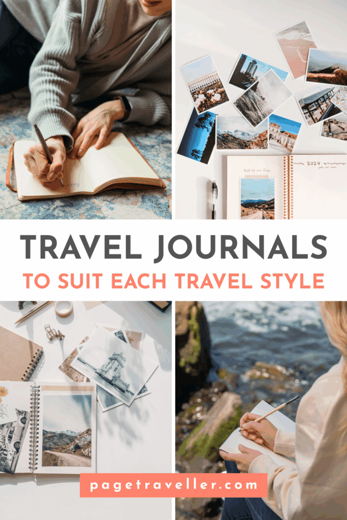 travel journals to suit each travel style