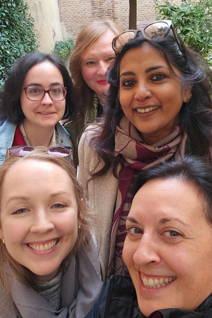 nomad book club reading retreat group at la casa de lope de vega in madrid