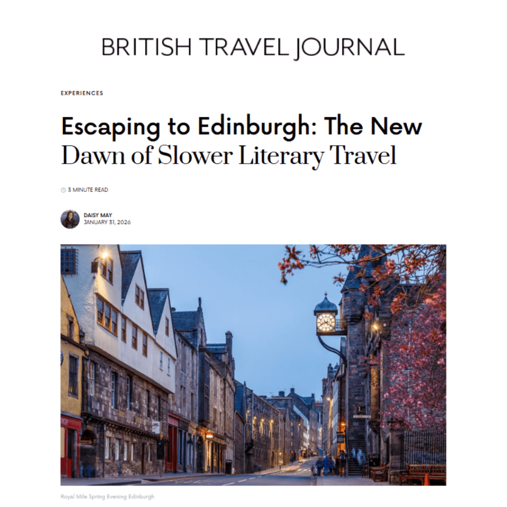 british travel journal - escape to edinburgh