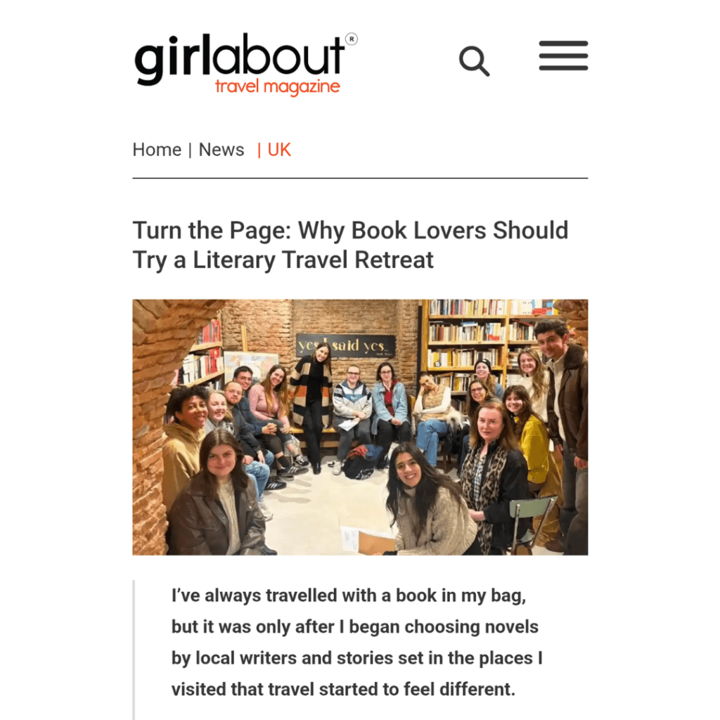 girl about travel - turn the page