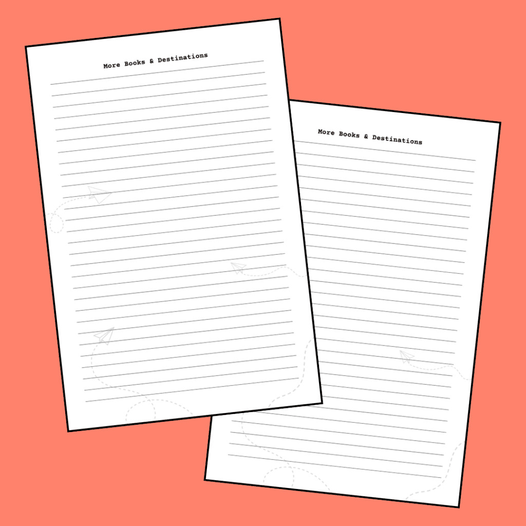 blank pages