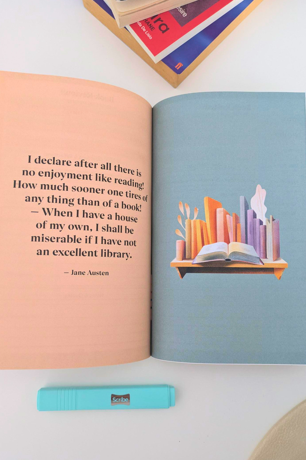 book club journal quote page