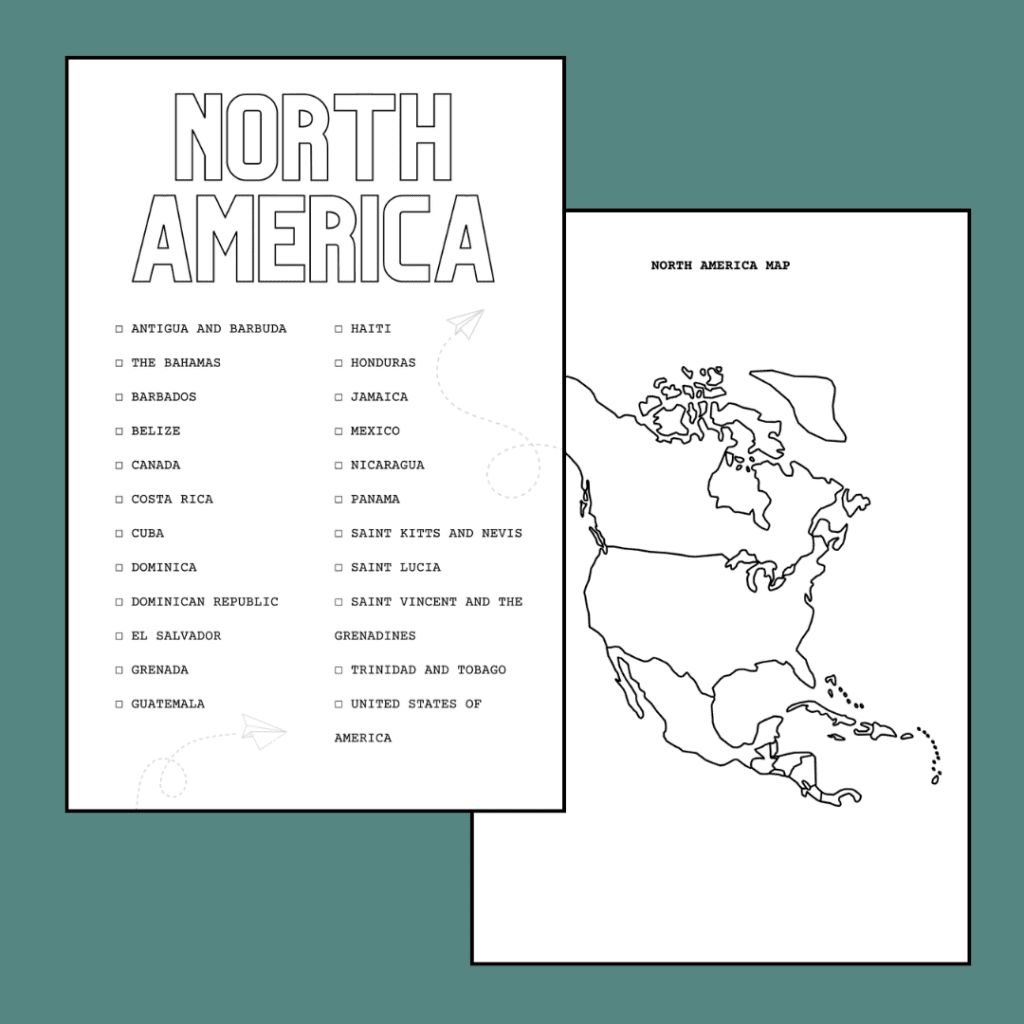 north america pages in the literary travel journal