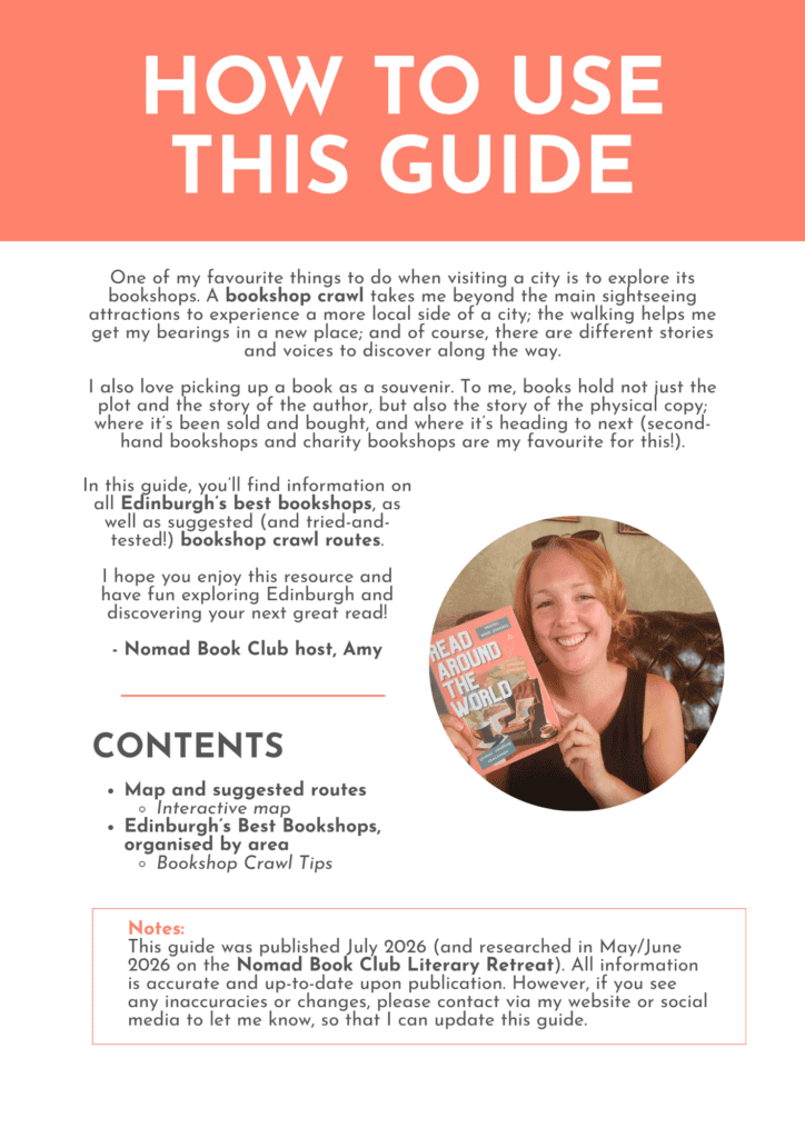 Edinburgh Bookshop Crawl Guide image gallery 1